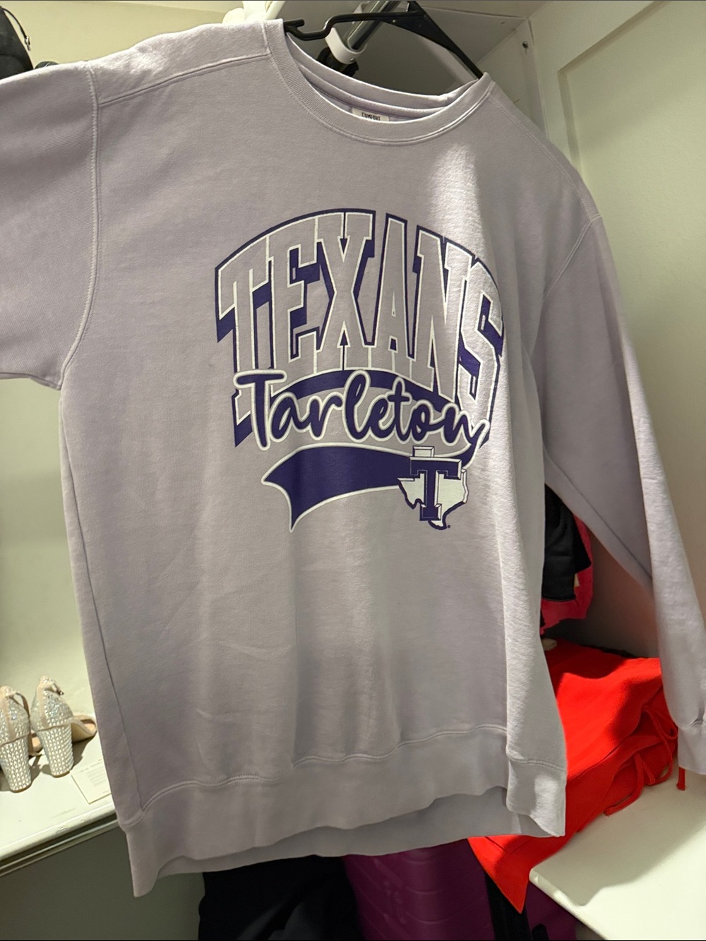 Tarleton Texans Purple Crewneck Sweatshirt